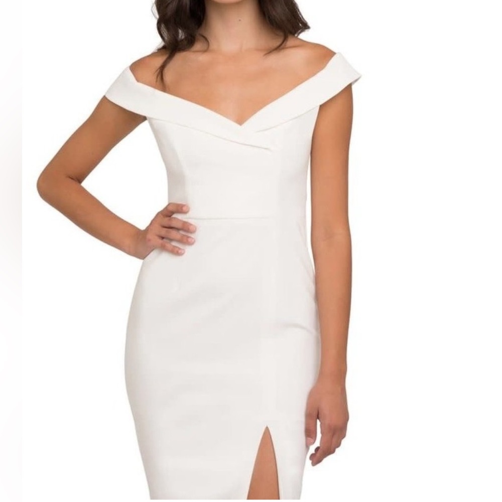 Lulus Cocktail Dress in White, Size XSmall, EUC